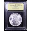 Image 4 : ***Auction Highlight*** 1886-p Morgan Dollar $1 Graded Gem++ Unc By USCG (fc)