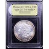 Image 4 : ***Auction Highlight*** 1878-p 7/8tf Vam 37 7/4 I4 R4 Morgan Dollar $1 Graded GEM+ Unc By USCG (fc)