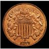 Image 2 : ***Auction Highlight*** 1870 Two Cent Piece 2c Graded Select Unc RB By USCG (fc)