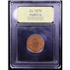 Image 4 : ***Auction Highlight*** 1870 Two Cent Piece 2c Graded Select Unc RB By USCG (fc)
