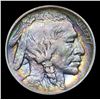 Image 2 : ***Auction Highlight*** 1913-d Ty I Rainbow Toned Buffalo Nickel 5c Graded GEM+ Unc By USCG (fc)