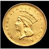 Image 2 : ***Auction Highlight*** 1861 Gold Dollar $1 Grades Select Unc (fc)