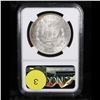 Image 3 : NGC 1887-p Rainbow Toned Morgan Dollar $1 Graded ms63 By NGC