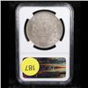 Image 3 : NGC 1882-o Colorfully Toned Morgan Dollar $1 Graded ms63 By NGC