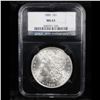 Image 2 : NGC 1885-p Morgan Dollar $1 Graded ms63 By NGC