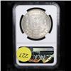 Image 3 : NGC 1887-p Colorfully Toned Morgan Dollar $1 Graded ms63 By NGC