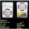 Image 1 : NGC 1901-o Morgan Dollar $1 Graded ms63 By NGC