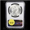 Image 3 : NGC 1922-p Peace Dollar $1 Graded ms62 By NGC