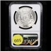 Image 3 : NGC 1888-p Morgan Dollar $1 Graded ms63 By NGC