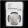 Image 2 : NGC 1888-p Morgan Dollar $1 Graded ms63 By NGC