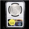 Image 3 : NGC 1888-p Morgan Dollar $1 Graded ms63 By NGC
