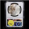 Image 3 : NGC 1885-p Morgan Dollar $1 Graded ms63 By NGC