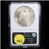 Image 3 : NGC 1924-p Peace Dollar $1 Graded ms62 By NGC