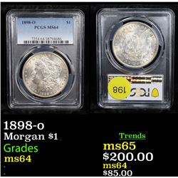 PCGS 1898-o Morgan Dollar $1 Graded ms64 By PCGS