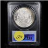 Image 3 : PCGS 1885-o Rainbow Toned Morgan Dollar $1 Graded ms61 By PCGS