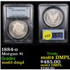 Image 1 : PCGS 1884-o Morgan Dollar $1 Graded ms63 dmpl By PCGS