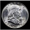 Image 2 : 1948-p Franklin Half Dollar 50c Grades Select Unc