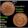 Image 1 : 1864 Two Cent Piece 2c Grades xf details