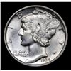 Image 2 : 1936-p Mercury Dime 10c Grades Select Unc+ FSB
