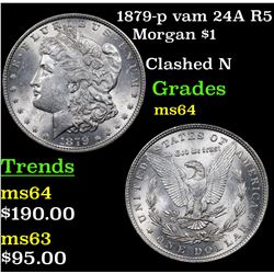 1879-p vam 24A R5 Morgan Dollar $1 Grades Choice Unc