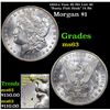 Image 1 : 1904-o Vam 4b Hit List 40 "Rusty Fish Hook" I4 R6 Morgan Dollar $1 Grades Select Unc