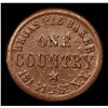Image 3 : 1863 Brois Brothers Civil War Token 1c Grades xf