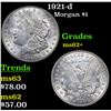 Image 1 : 1921-d Morgan Dollar $1 Grades Select Unc