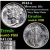 Image 1 : 1941-s Mercury Dime 10c Grades Choice Unc+ FSB