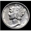 Image 2 : 1920-d Mercury Dime 10c Grades Choice AU