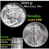 Image 1 : 1935-p Mercury Dime 10c Grades Choice Unc FSB
