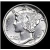Image 2 : 1935-p Mercury Dime 10c Grades Choice Unc FSB
