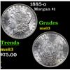 Image 1 : 1885-o Morgan Dollar $1 Grades Select Unc