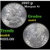 Image 1 : 1897-p Morgan Dollar $1 Grades Choice Unc