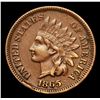 Image 2 : 1865 Indian Cent 1c Grades AU, Almost Unc