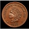 Image 2 : 1863 Indian F-630F/1A Large Size R3 Civil War Token 1c Grades Choice AU/BU Slider