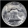 Image 3 : 1955-p Bugs Bunny Franklin Half Dollar 50c Grades Select Unc+ FBL