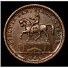 Image 2 : 1863 Union For Ever Washington Mounted Civil War Token 1c Grades xf+
