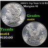 Image 1 : 1883/1--3-p Vam 5 I4 R5 Morgan Dollar $1 Grades Choice Unc