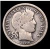 Image 2 : 1906-o Barber Dime 10c Grades f, fine