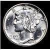 Image 2 : 1942-d Mercury Dime 10c Grades GEM+ FSB