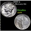 Image 1 : 1937-s Mercury Dime 10c Grades Choice AU