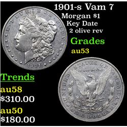 1901-s Vam 7 Morgan Dollar $1 Grades Select AU