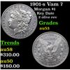 Image 1 : 1901-s Vam 7 Morgan Dollar $1 Grades Select AU