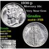 Image 1 : 1936-p Mercury Dime 10c Grades Choice Unc+ FSB