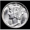 Image 2 : 1936-p Mercury Dime 10c Grades Choice Unc+ FSB