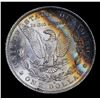 Image 3 : 1884-o Monster Rainbow Toned Morgan Dollar $1 Grades Select+ Unc