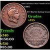 Image 1 : 1863 Columbus Ohio F-200D/1A R3 Civil War Token 1c Grades vf+