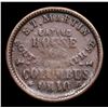 Image 3 : 1863 Columbus Ohio F-200D/1A R3 Civil War Token 1c Grades vf+