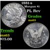 Image 1 : 1881-s Morgan Dollar $1 Grades Select Unc