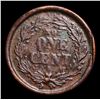 Image 3 : 1863 Indian Civil War Token 1c Grades vf details